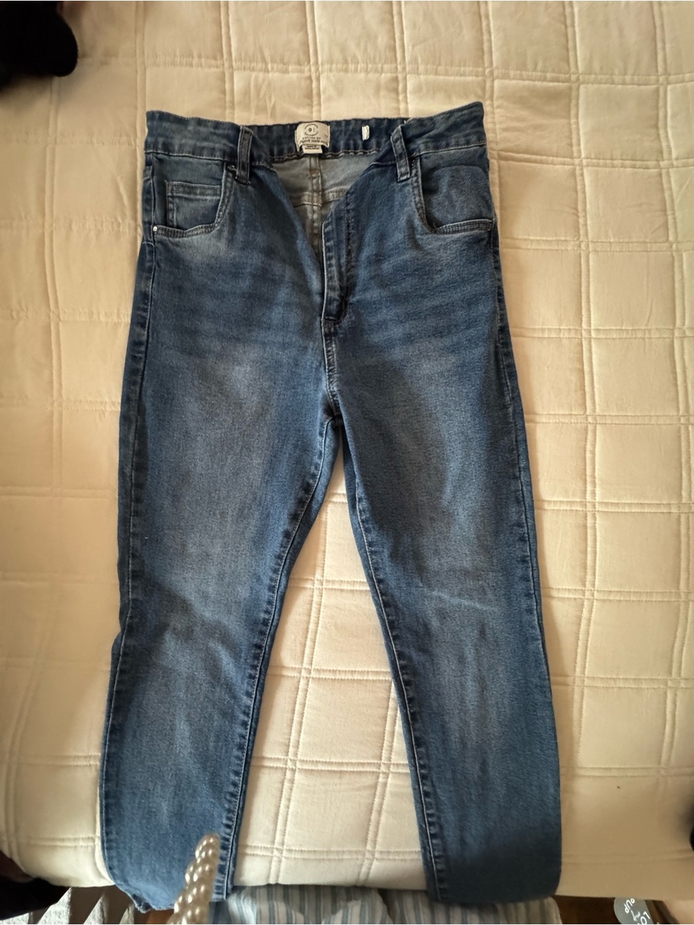 Cotton On women’s Dark Blue Slim Straight Jeans